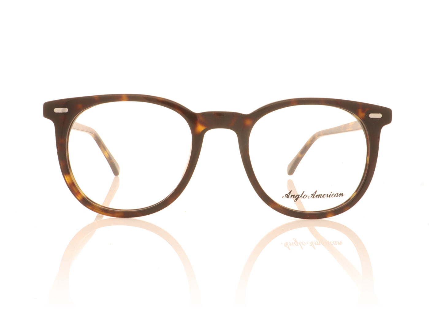 Anglo American Optical Model 313 TOY Tortoise Glasses - Front