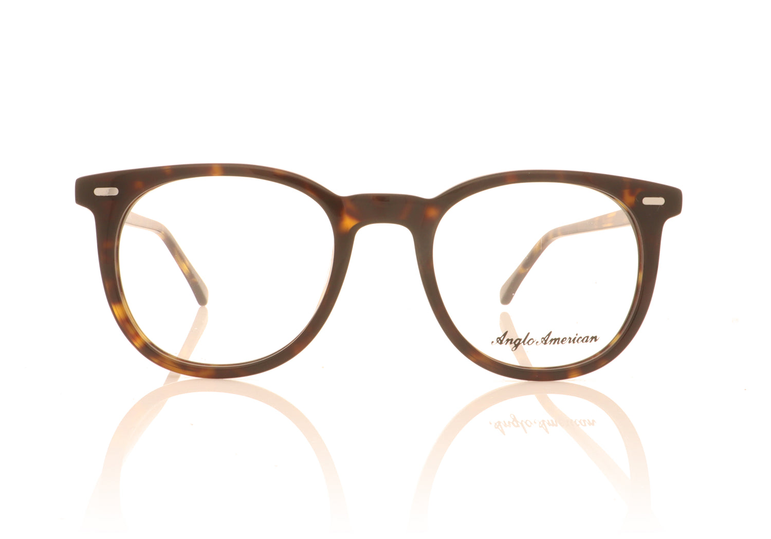 Anglo American Optical Model 313 TOY Tortoise Glasses - Front