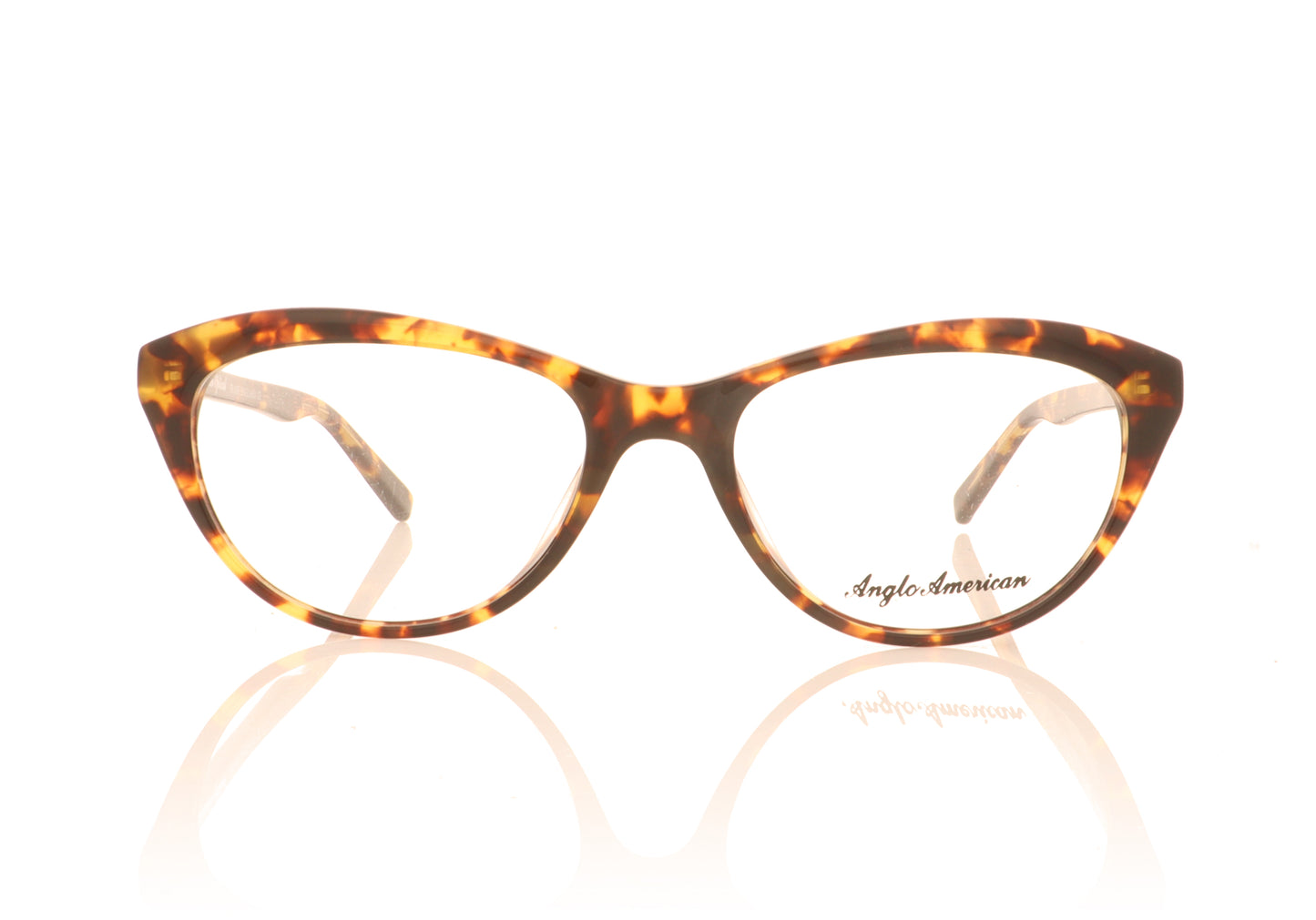 Anglo American Optical Fayette AH Tortoise Glasses - Front