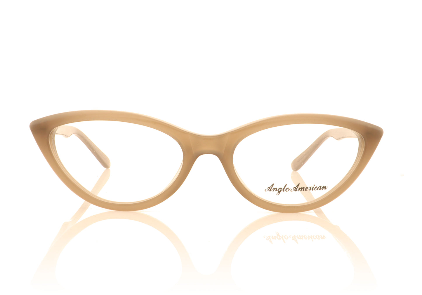Anglo American Optical Fontana OP24 Brown Glasses - Front