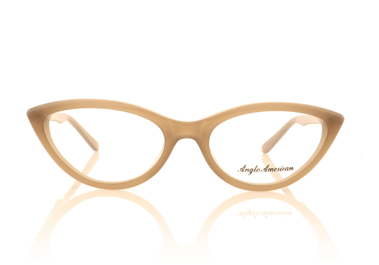 Anglo American Optical Fontana OP24 Brown Glasses - Front