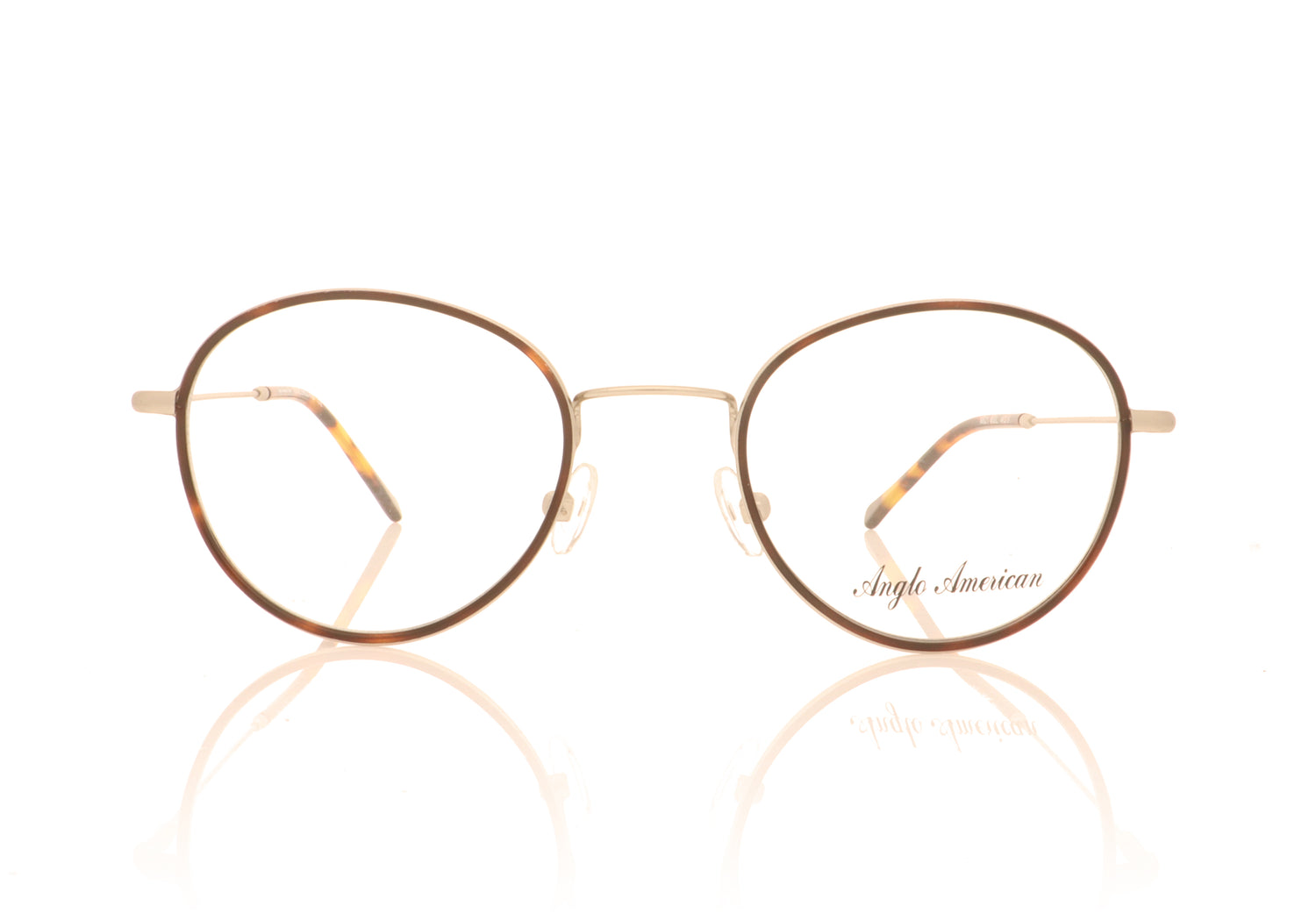 Anglo American Optical M621 MSIL Silver Glasses - Front