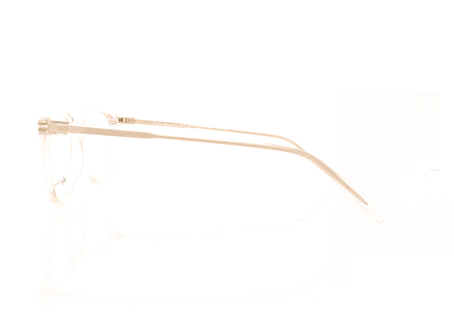 Anglo American Optical Model 426 MOD426 CC Clear Glasses - Side