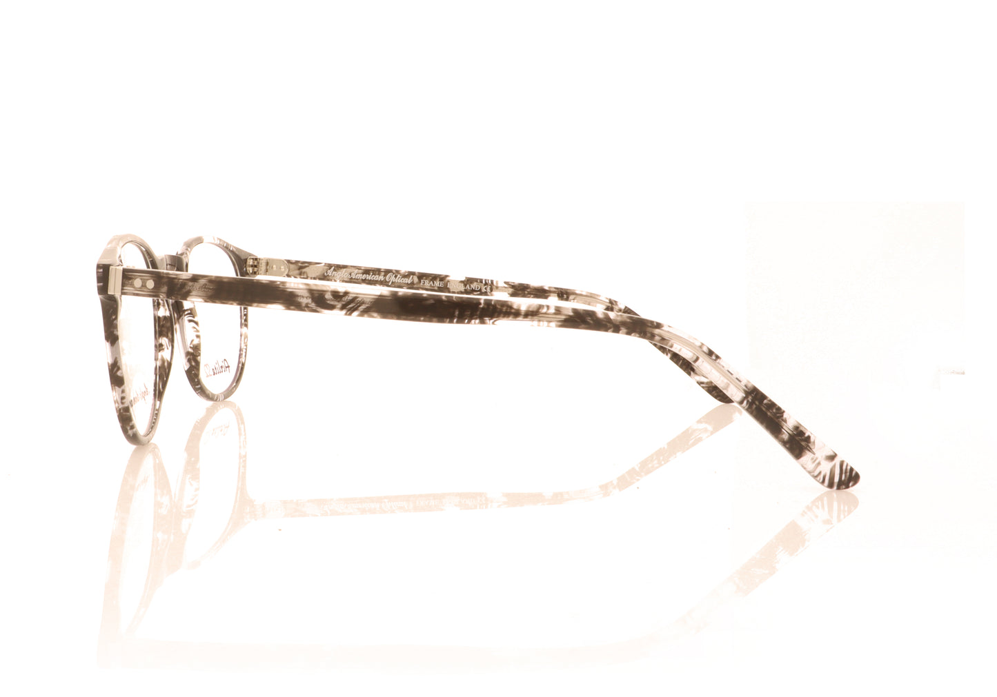 Anglo American Optical Airlite S2 106 FLCB Grey Glasses - Side