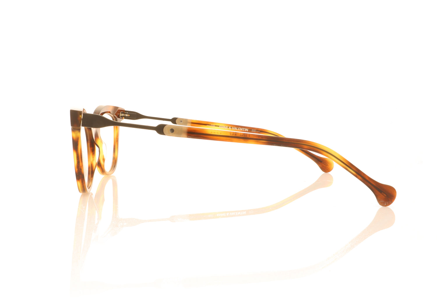 Anne & Valentin Uplay 1651 Tortoise Glasses - Side