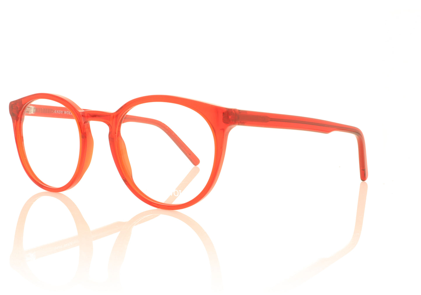 Andy Wolf 4567 Q Red Glasses - Angle