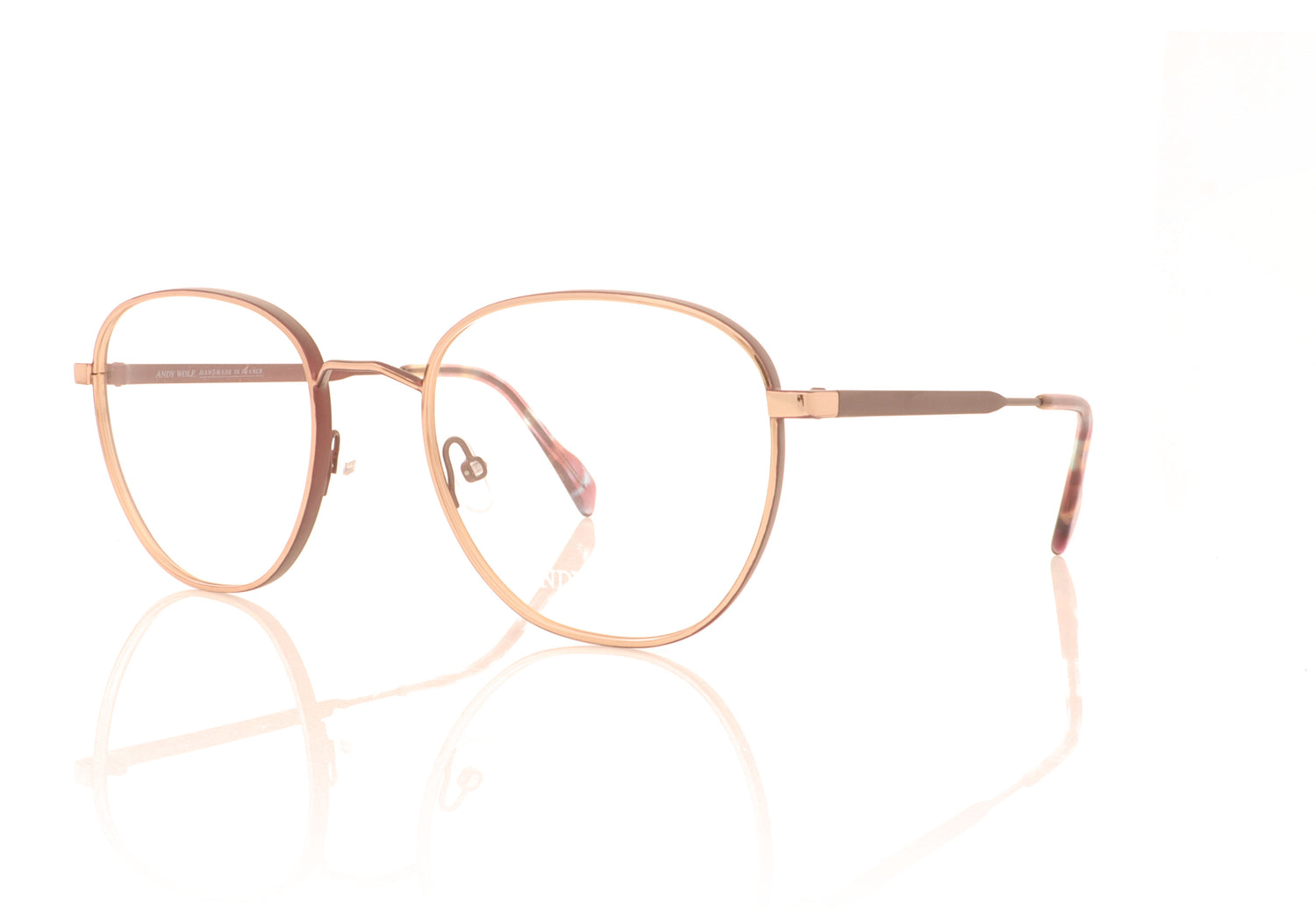 Andy Wolf AW4759 K Red Gold Glasses - Angle