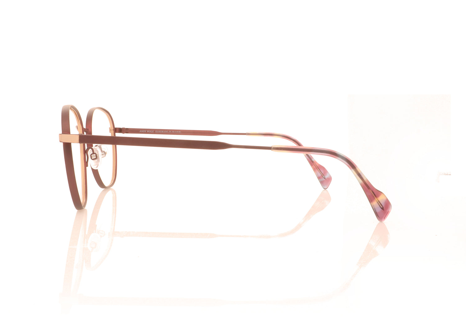 Andy Wolf AW4759 K Red Gold Glasses - Side
