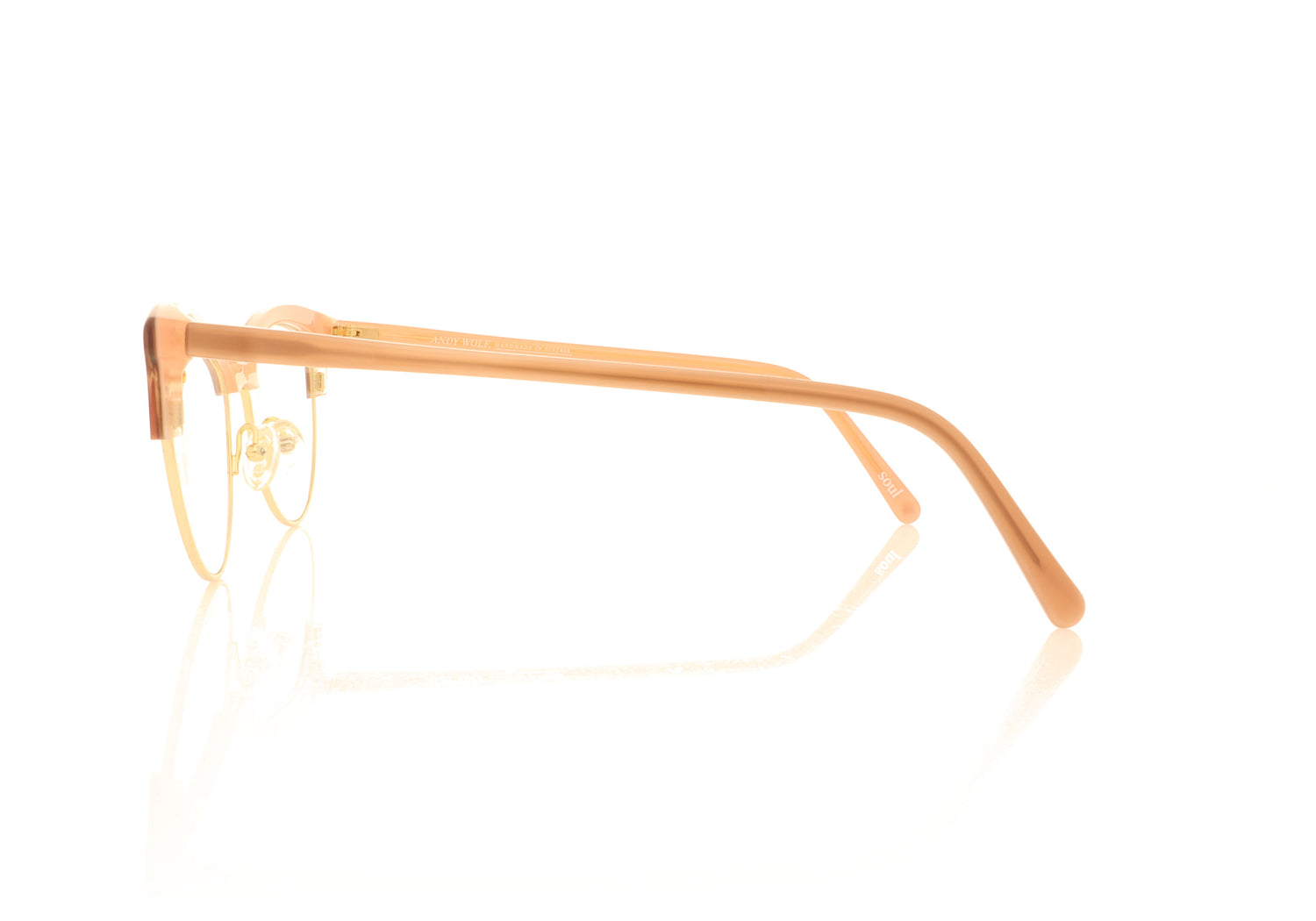Andy Wolf AW5081 C Brown Glasses - Side