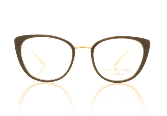Barton Perreira Endora BLA/GOL Black Glasses - Front