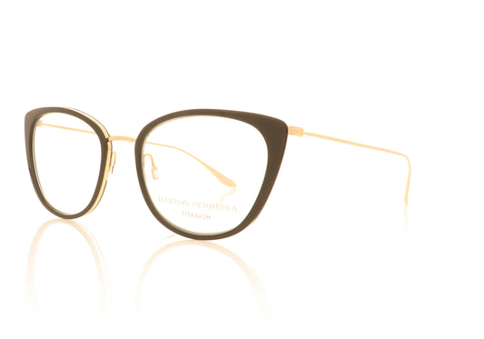 Barton Perreira Endora BLA/GOL Black Glasses - Angle