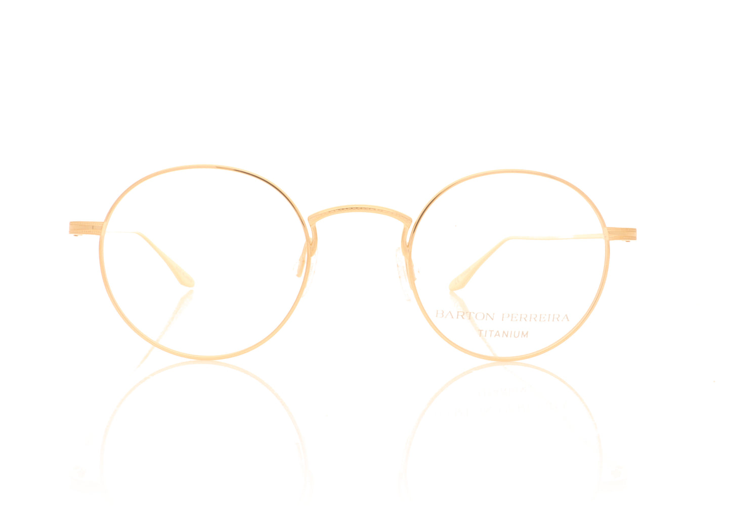 Barton Perreira Savant GOL Gold Glasses - Front