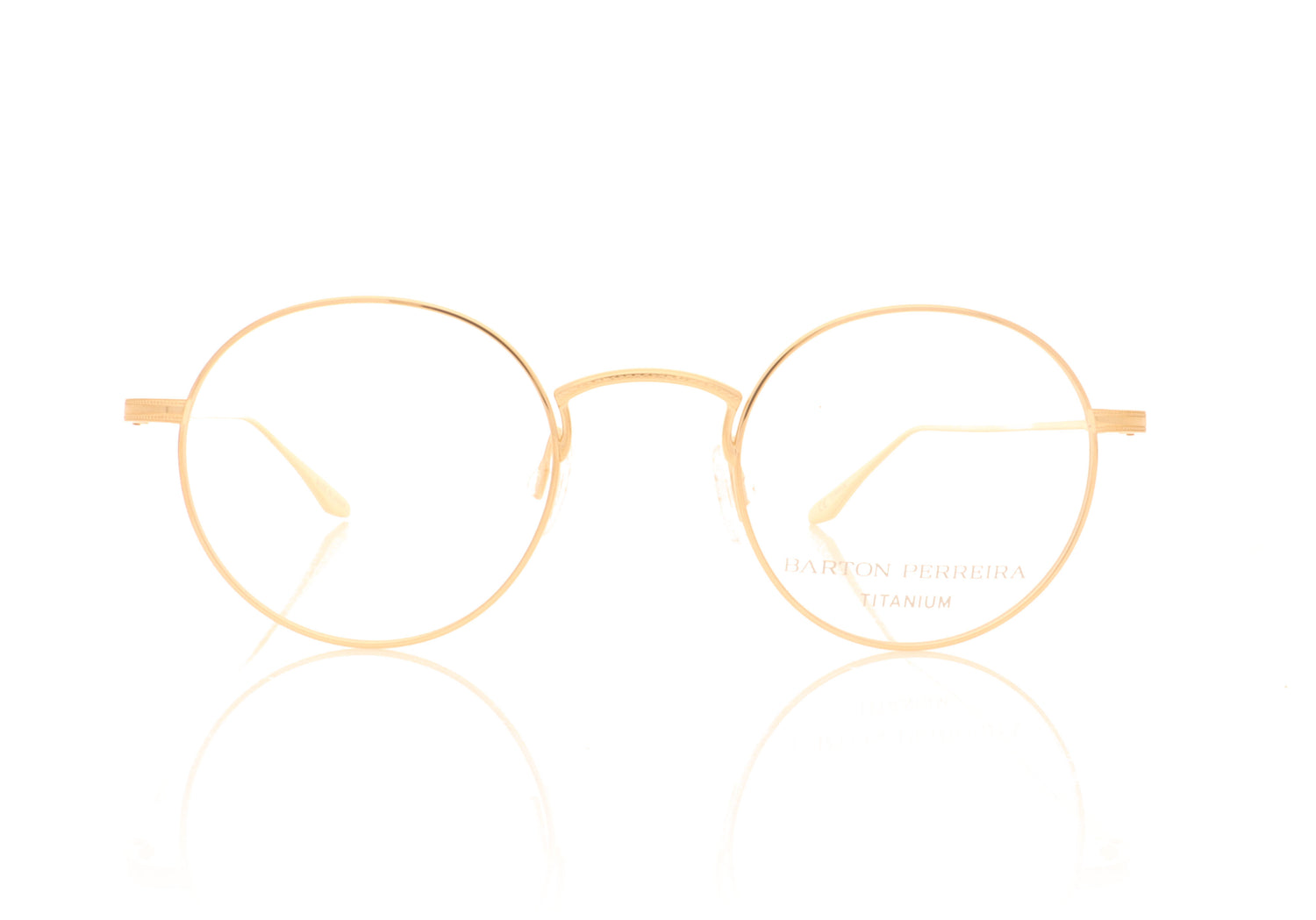 Barton Perreira Savant GOL Gold Glasses - Front