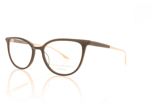 Barton Perreira Dandridge BLA/GOL Black Gold Glasses - Angle