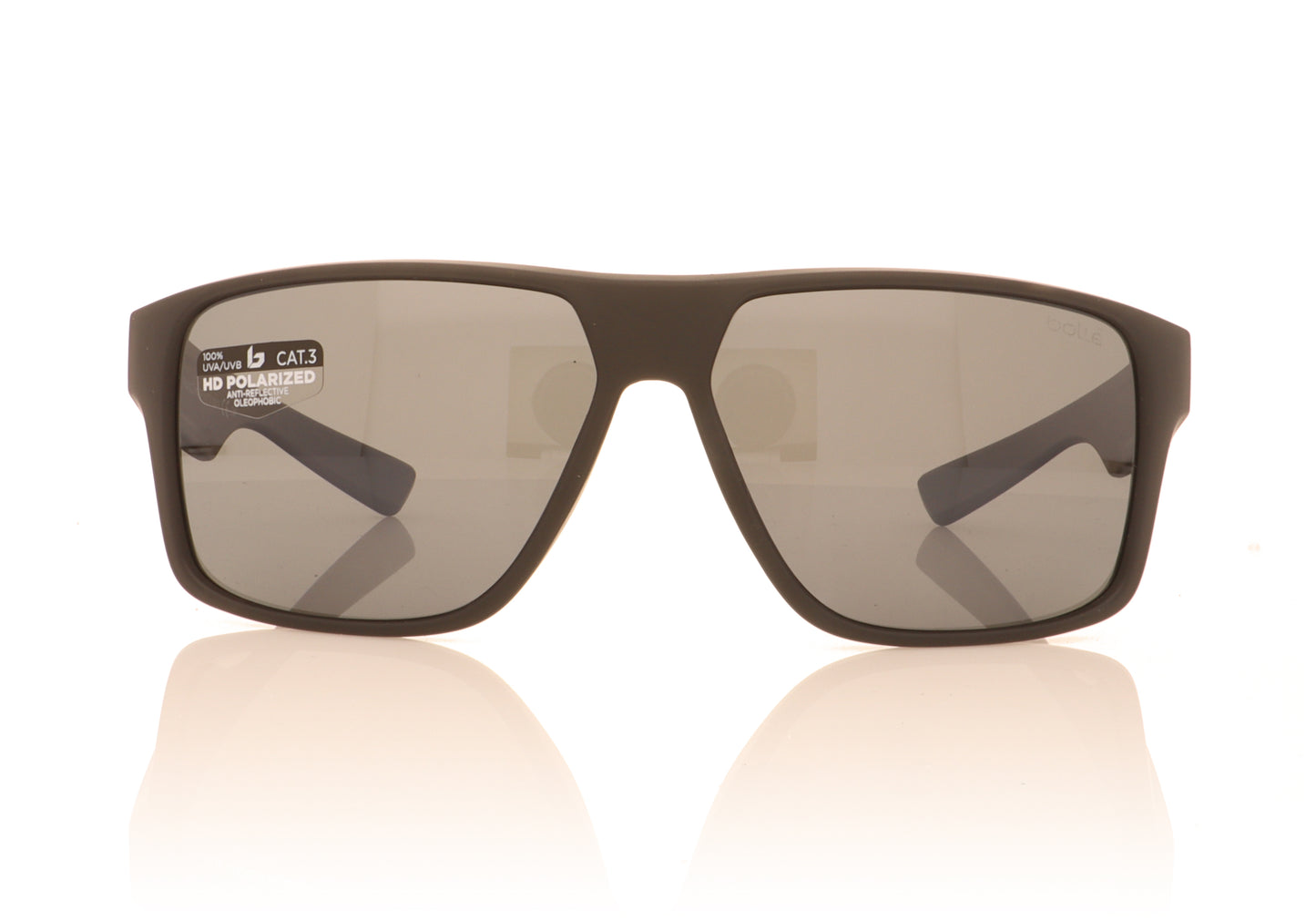 Bollé Brecken 12431 BM Black Matte Sunglasses - Front