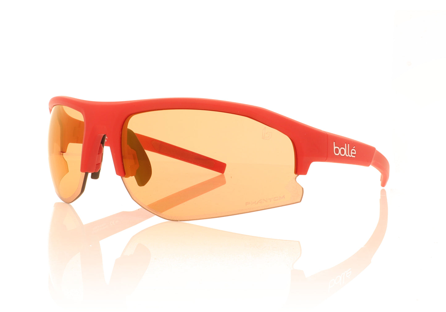 Bollé Bolt BS003007 Red Matte Sunglasses - Angle