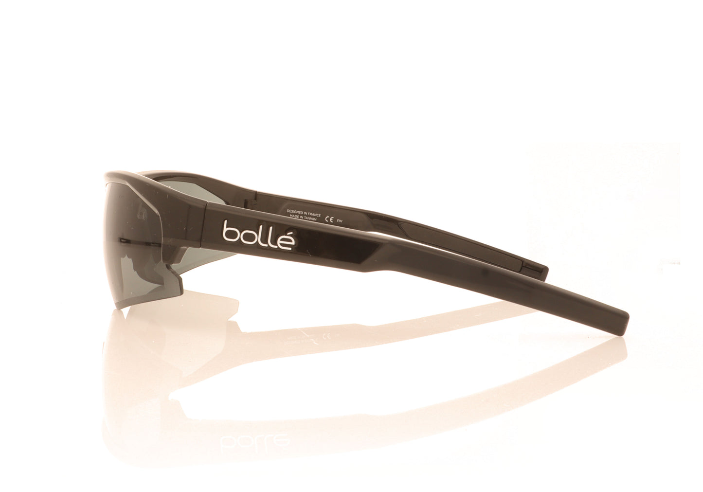 Bollé Bolt BS004003 Black Shiny Sunglasses - Side