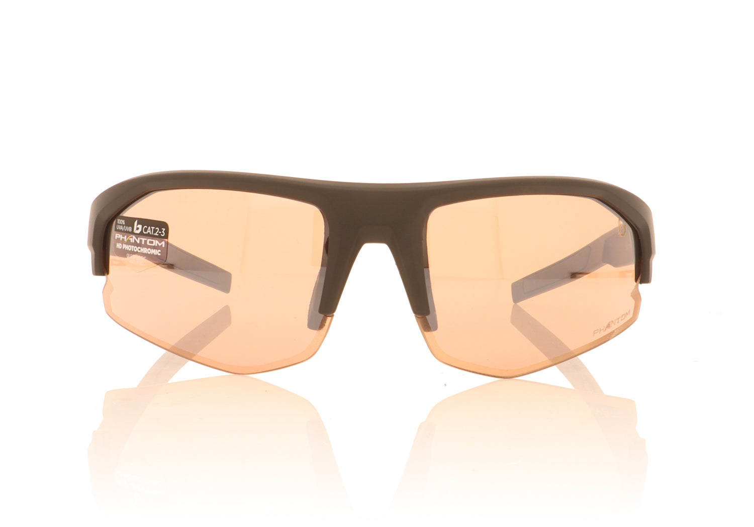 Bollé Bolt 2.0S BS004007 Matte Black Sunglasses - Front