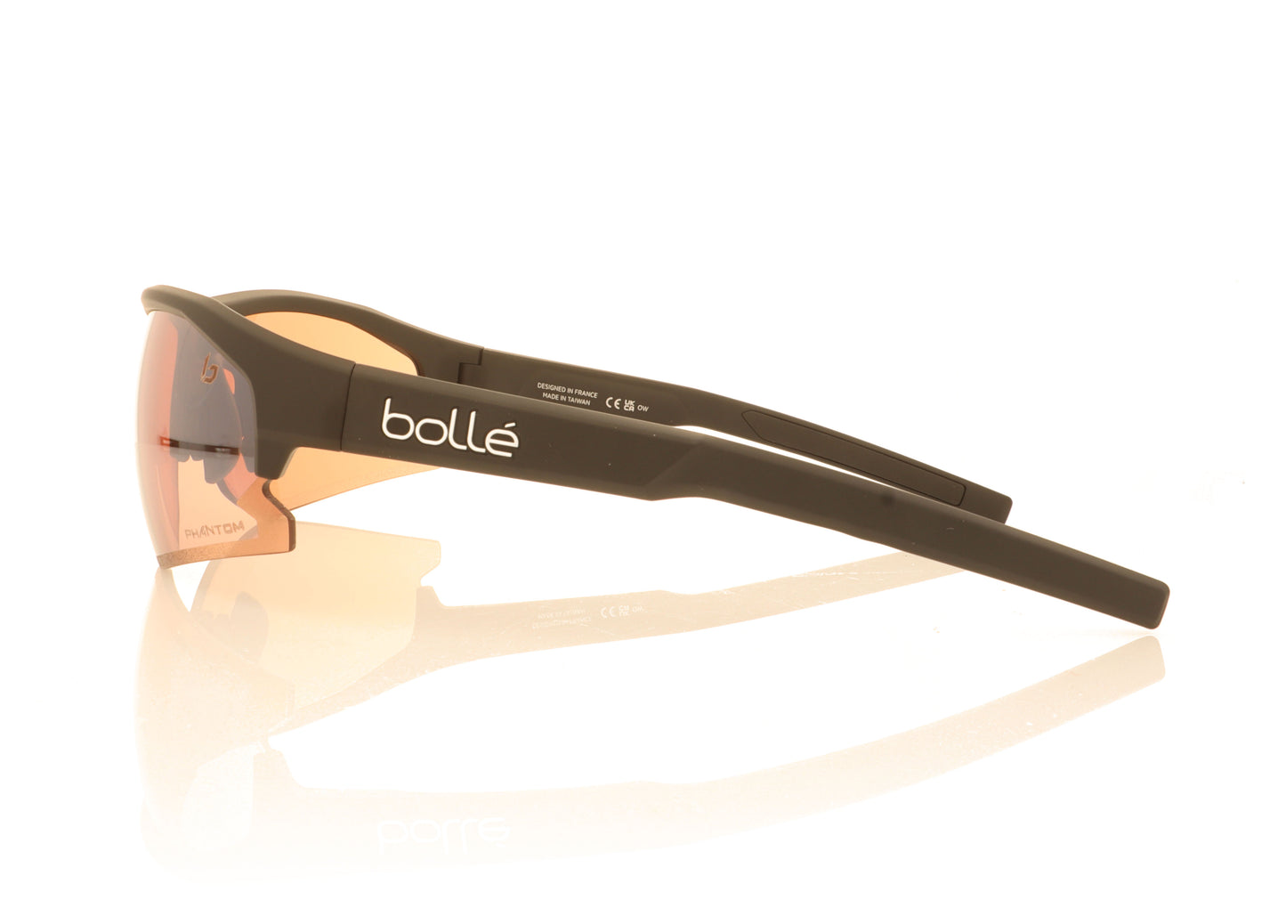 Bollé Bolt BS003009 Black Matte Sunglasses - Side