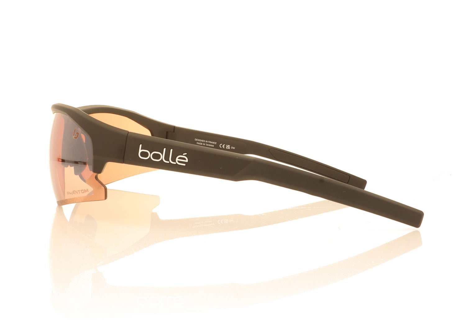 Bollé Bolt BS003009 Black Matte Sunglasses - Side