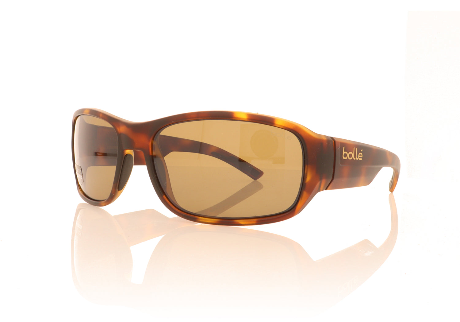 Bollé Heron BS007001 TM Tortoise Matte Sunglasses - Angle