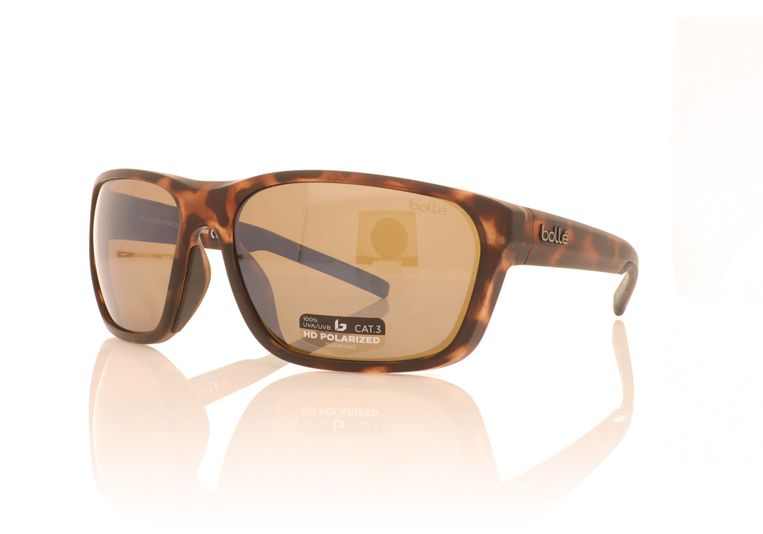 Bollé Strix BS022003 TM Tortoise Matte Sunglasses - Angle