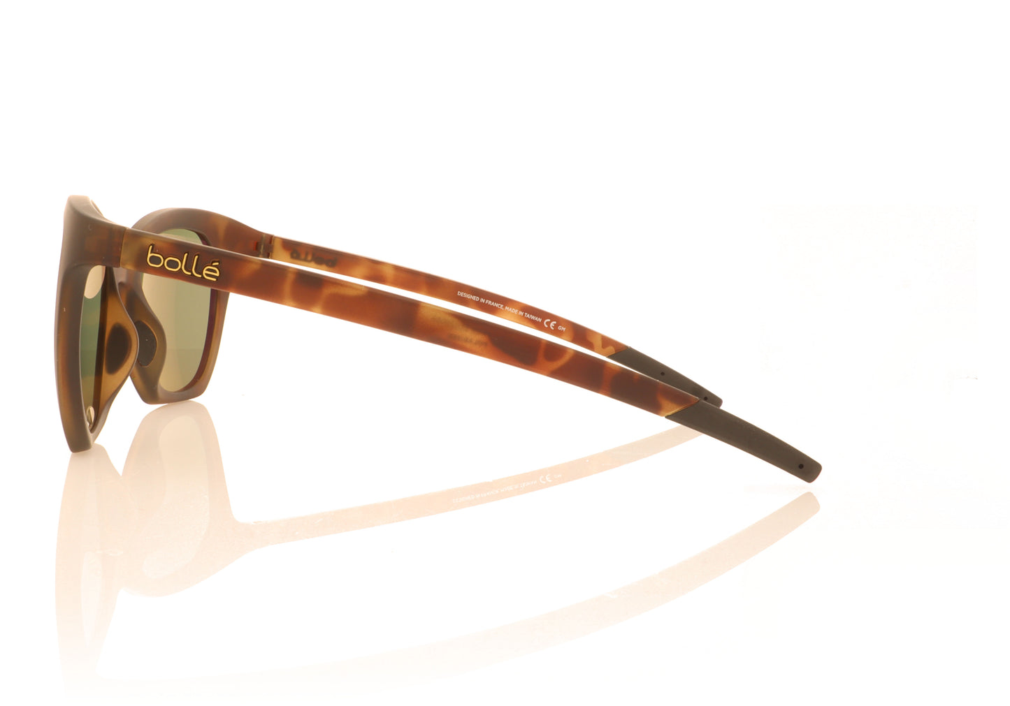 Bollé Prize BS029004 Dark Tortoise Sunglasses - Side