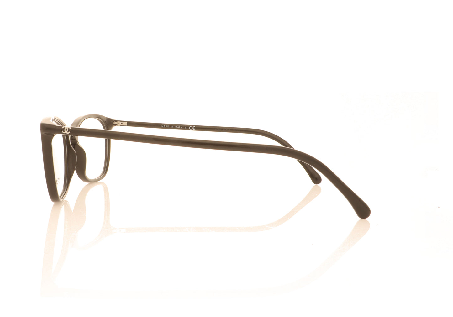 Chanel 0CH3281 C501 Black Glasses - Side