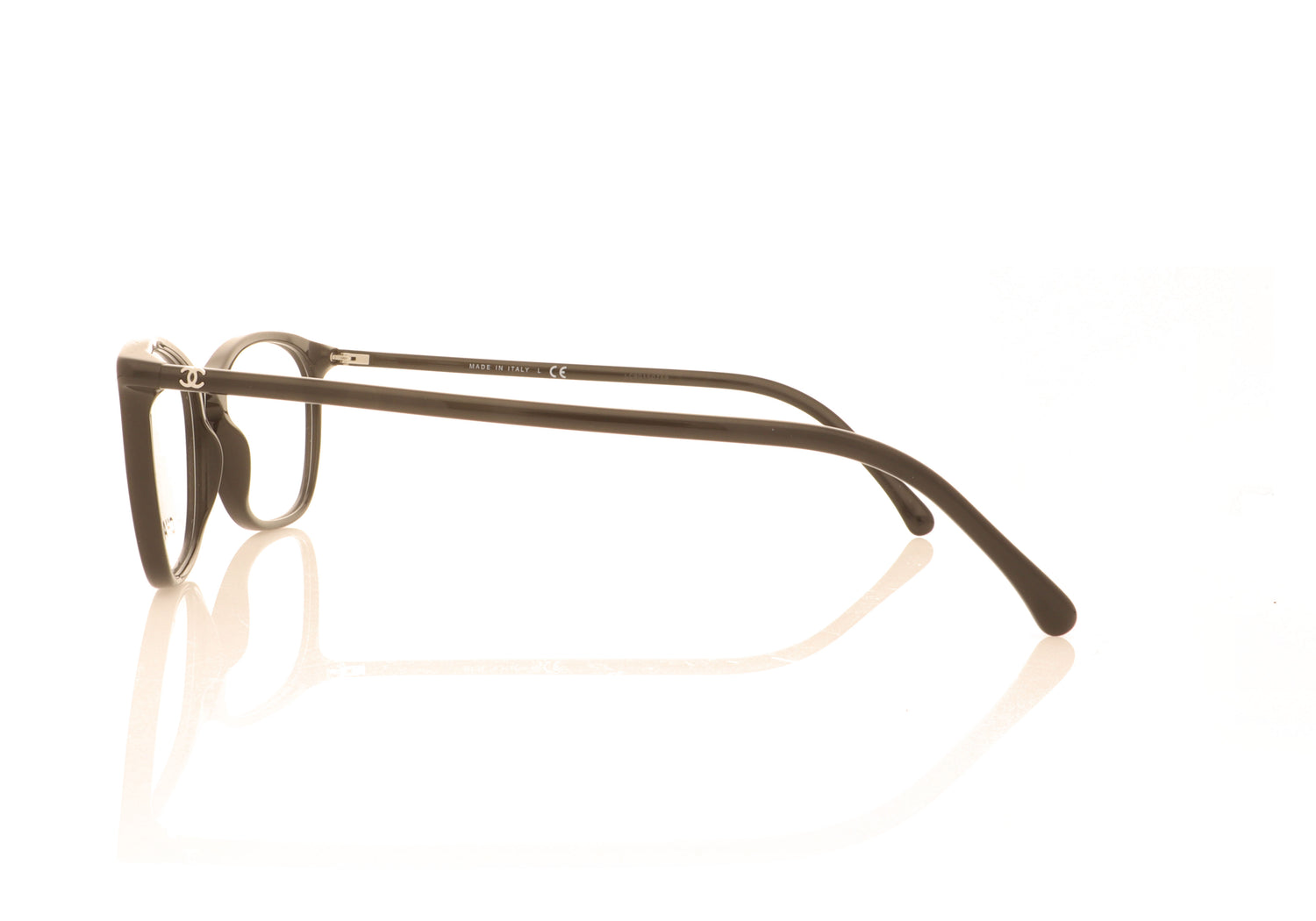 Chanel 0CH3281 C501 Black Glasses - Side