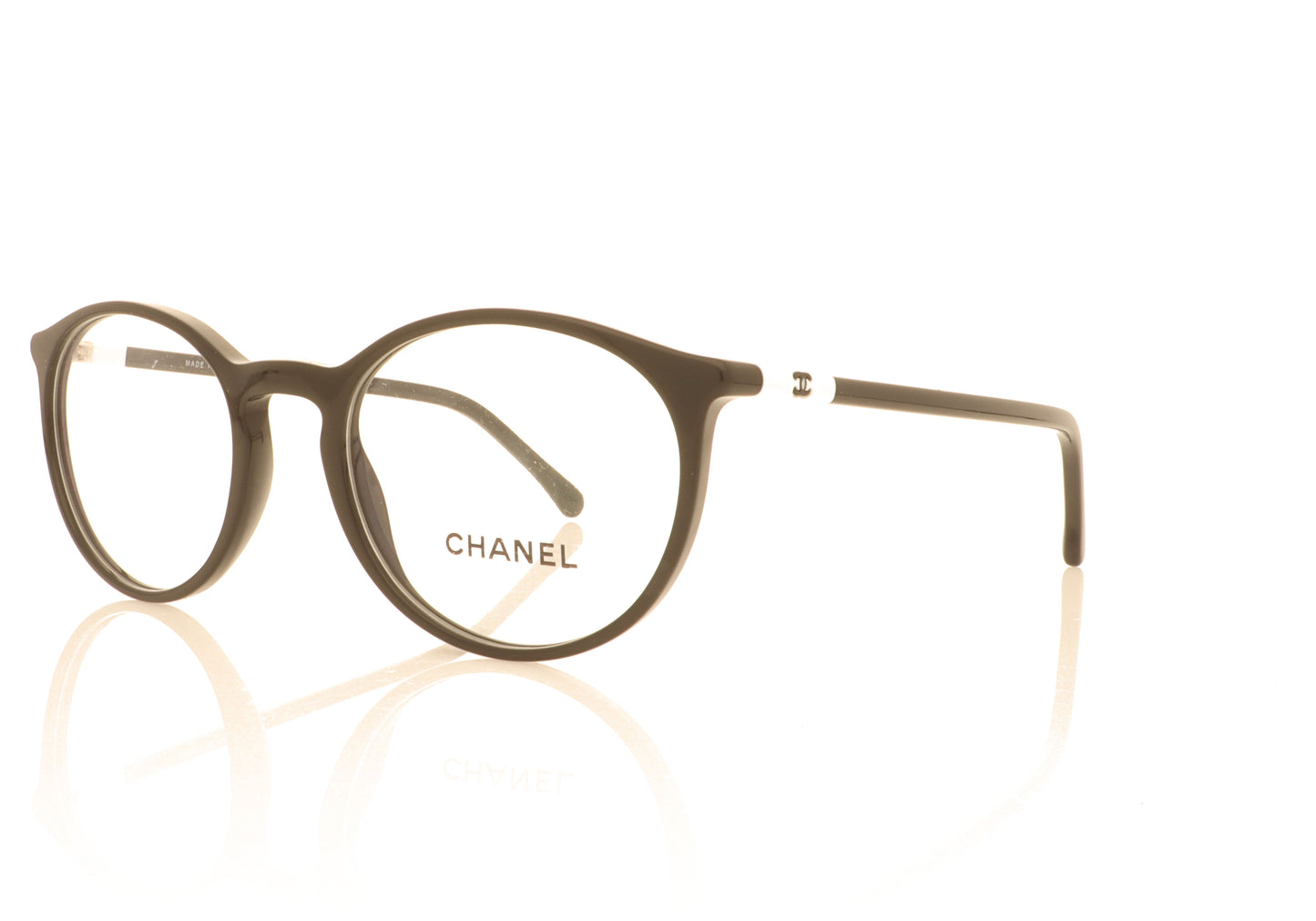 Chanel 0CH3372 1026 Black Glasses - Angle