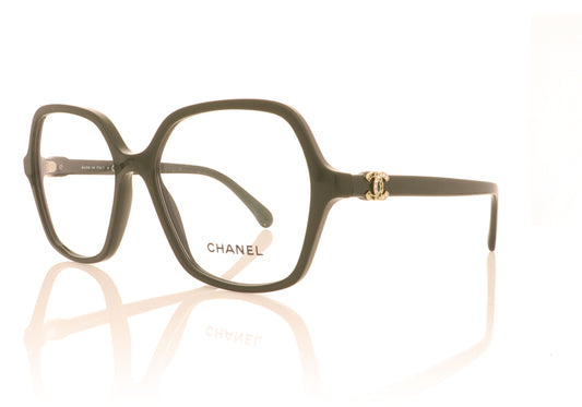 Chanel CH3421B 1702 Olive Glasses - Angle