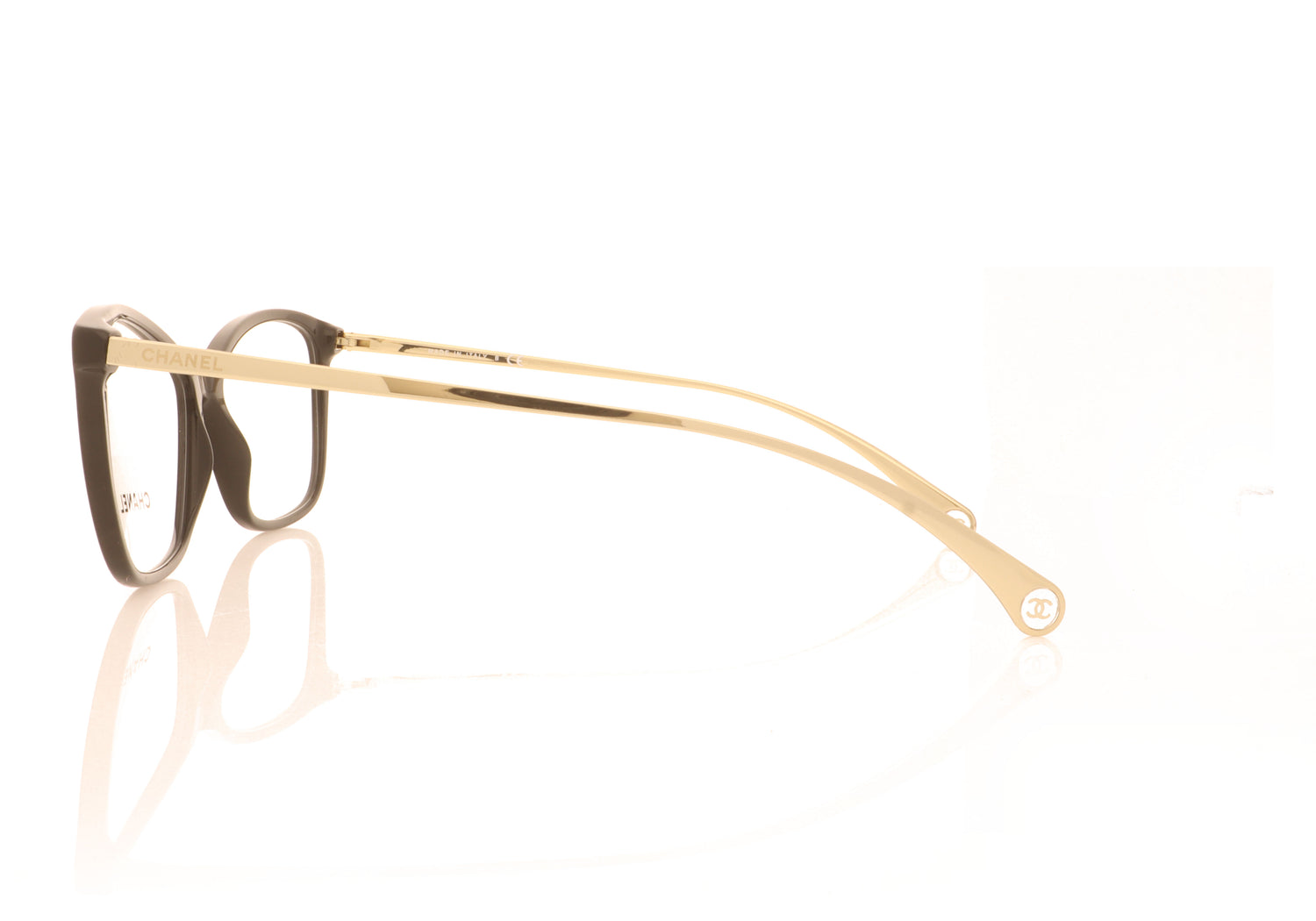 Chanel CH3422 C501 Black Glasses - Side