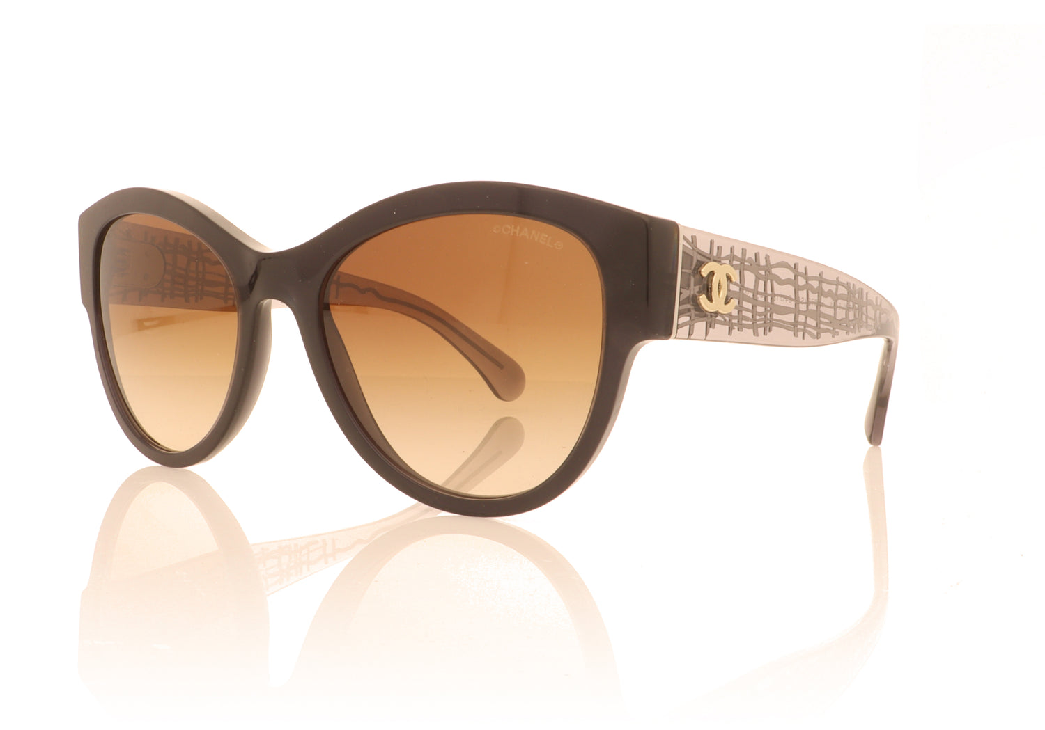 Chanel 0CH5434 1675S6 Grey Sunglasses - Angle