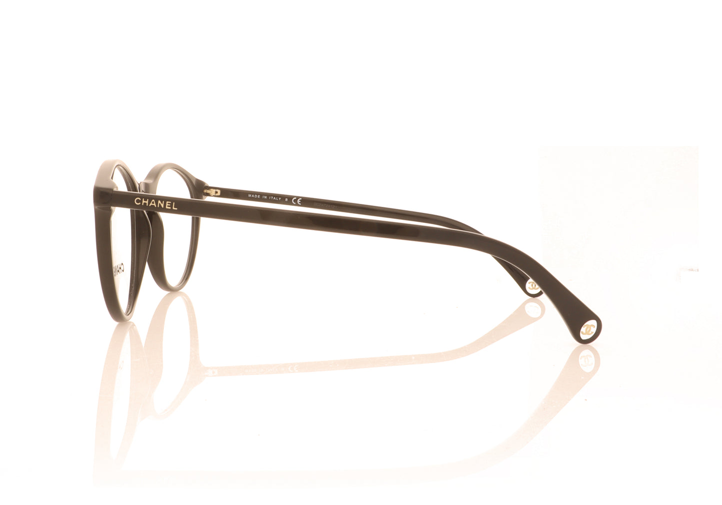 Chanel 0CH3413 C501 Black Glasses - Side