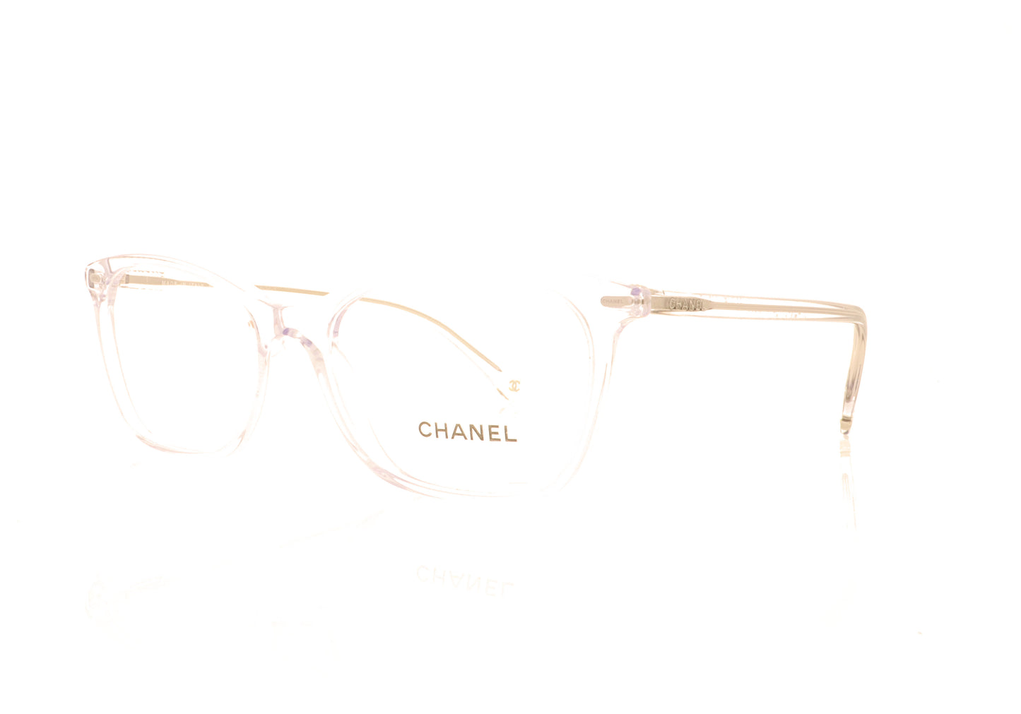 Chanel 0CH3414 C660 Transparent Glasses - Angle