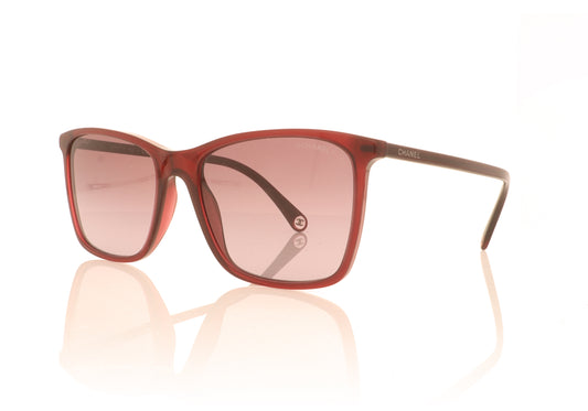 Chanel 0CH5447 C539S1 Red Sunglasses - Angle