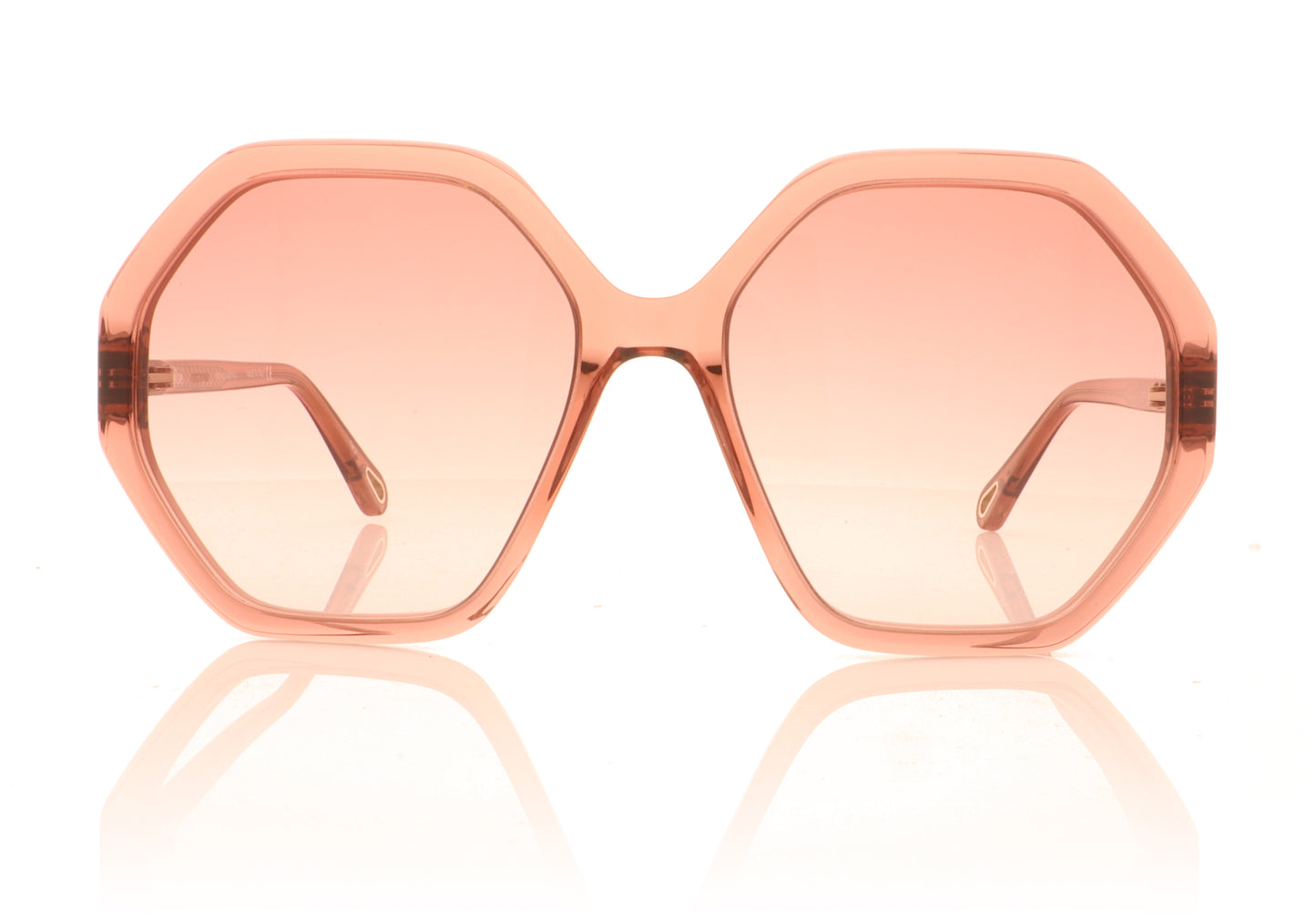 Chloé CH0008S 3 Pink Sunglasses - Front