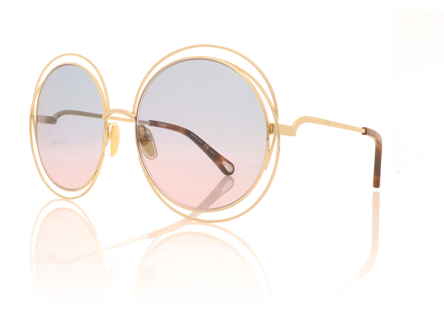 Chloé CH0045S 6 Gold Sunglasses - Angle