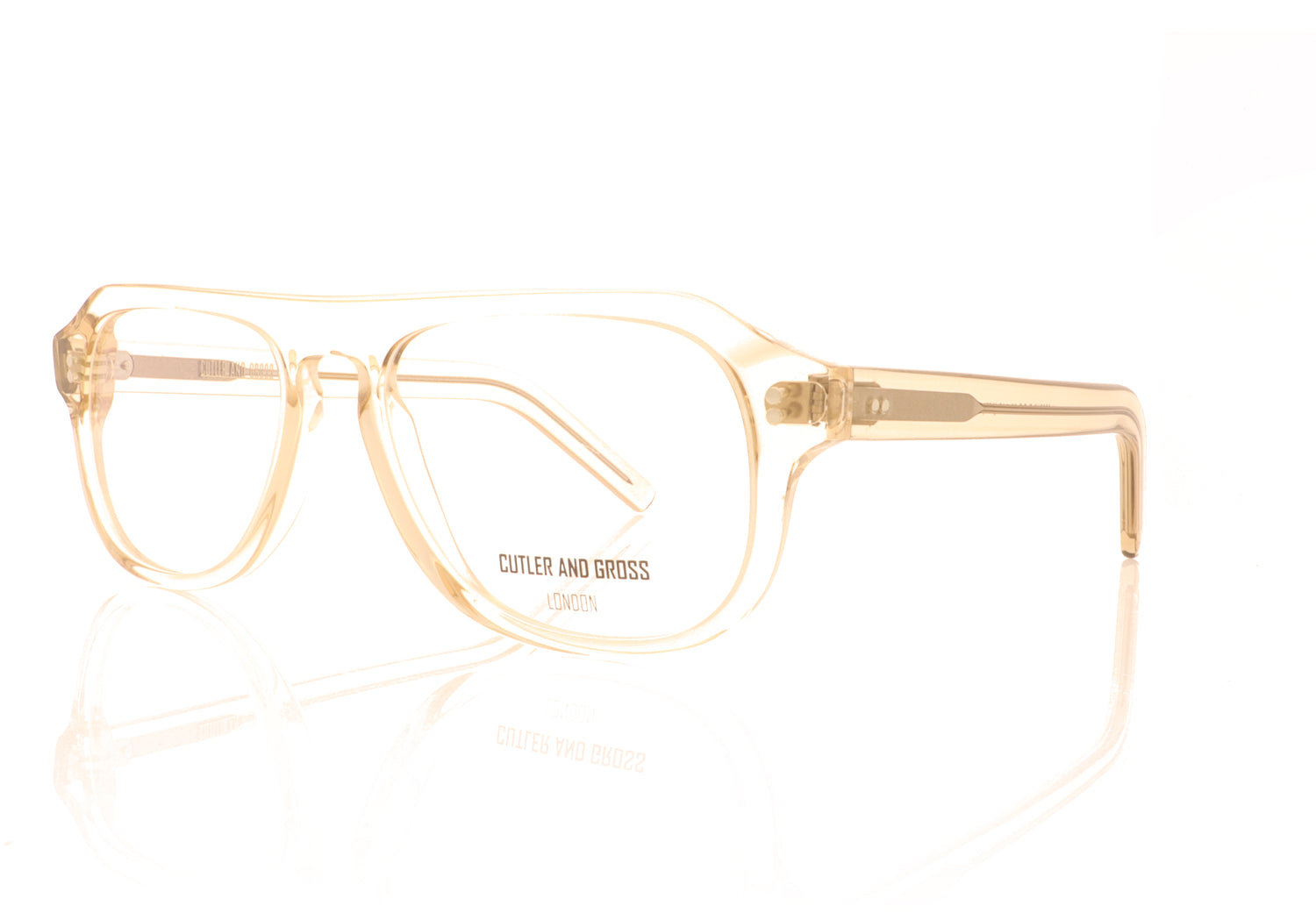 Cutler and Gross CG0822V3 GC Granny Chic Glasses - Angle