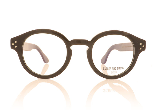 Cutler and Gross CGOP-1291 C08 Black Glasses - Front