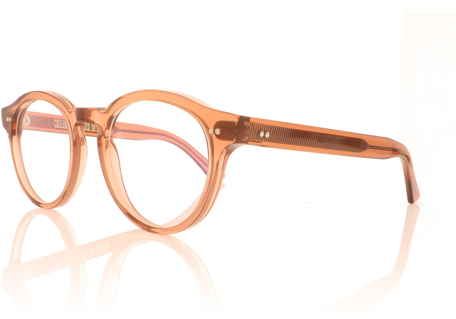 Cutler and Gross CGOP-1378 06 Pink Glasses - Angle