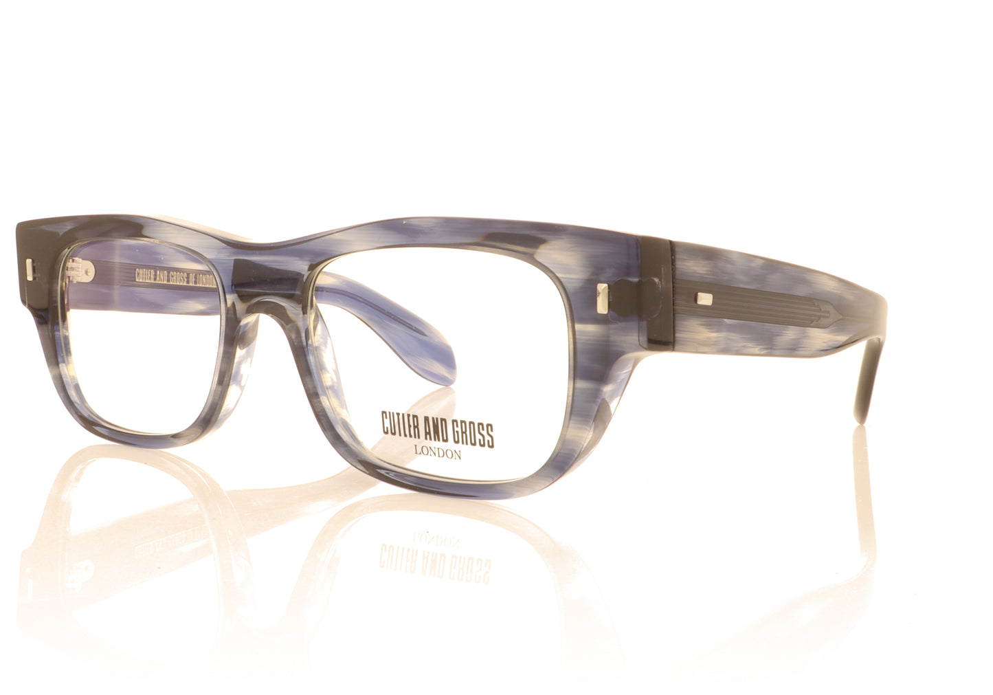 Cutler and Gross CGOP-9692 4 Blue Glasses - Angle