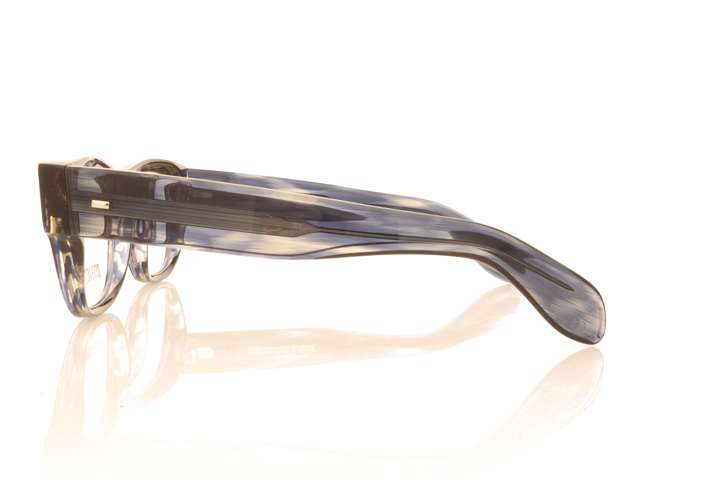 Cutler and Gross CGOP-9692 4 Blue Glasses - Side