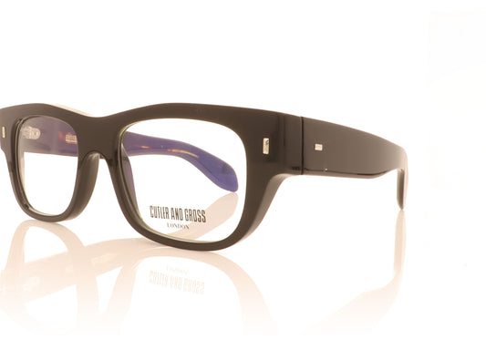 Cutler and Gross CGOP-9692 01 Black Glasses - Angle
