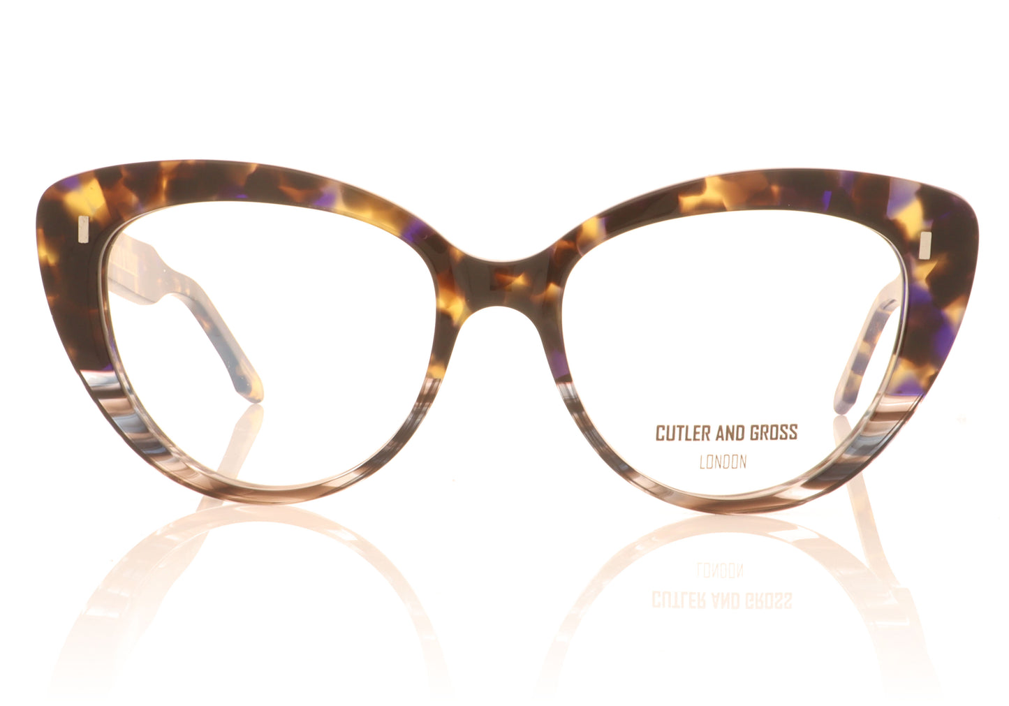 Cutler and Gross 1350 04 Tortoise Glasses - Front
