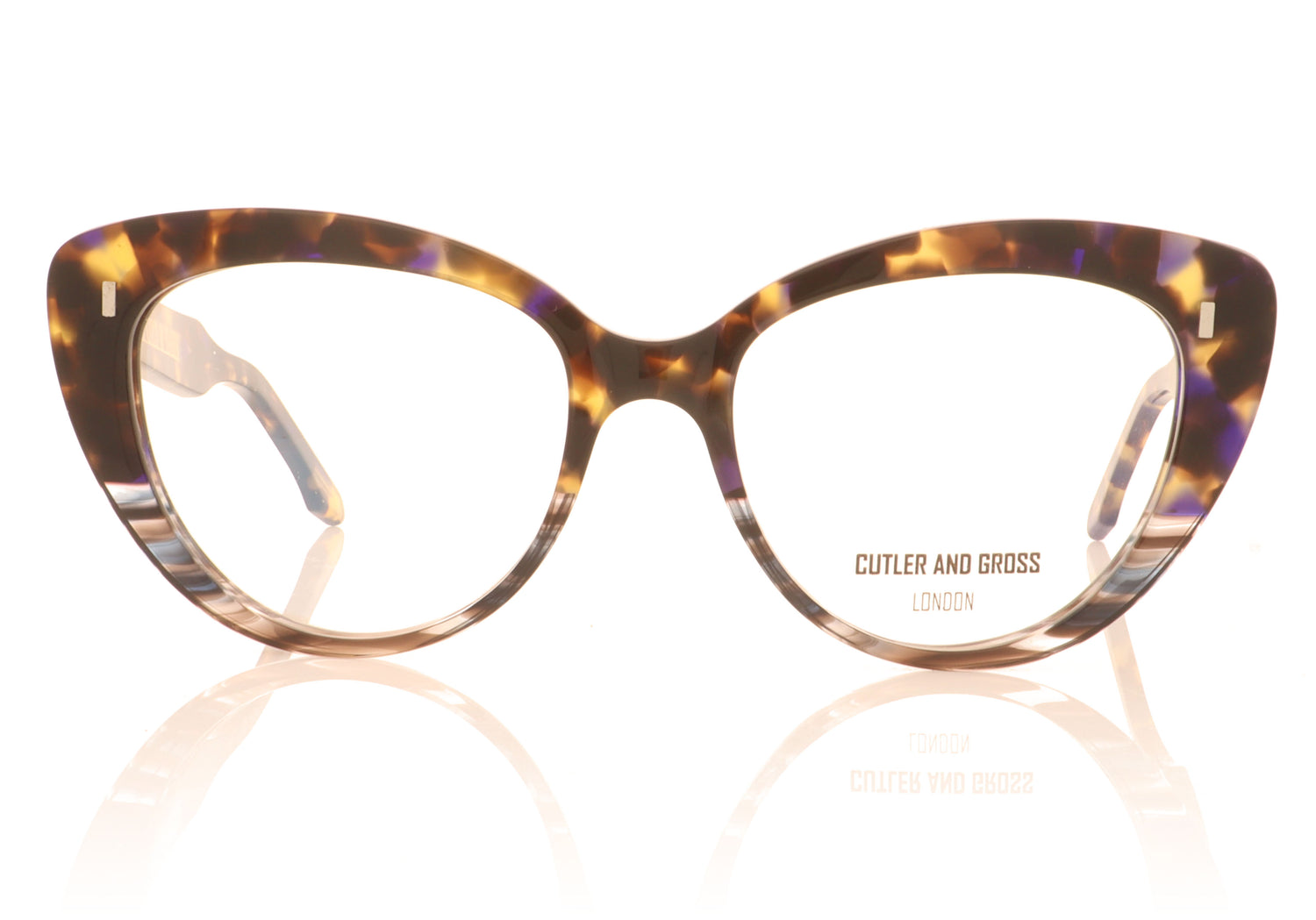 Cutler and Gross 1350 04 Tortoise Glasses - Front