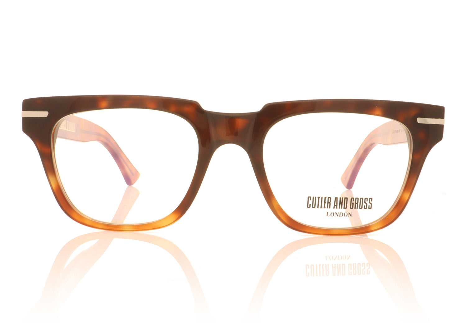 Cutler and Gross CG1355 02 Tortoise Glasses - Front