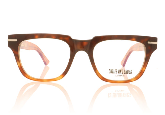 Cutler and Gross CG1355 02 Tortoise Glasses - Front