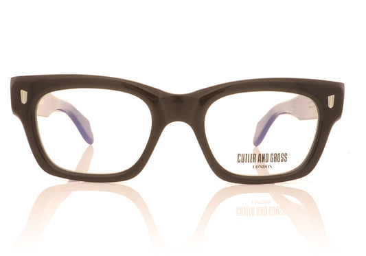 Cutler and Gross 1391 01 Black Glasses - Front
