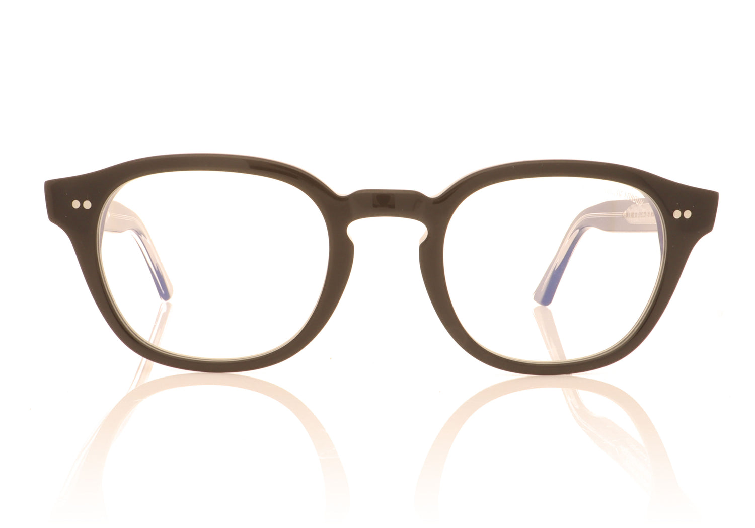 Cutler and Gross 1380 01 Black Glasses - Front